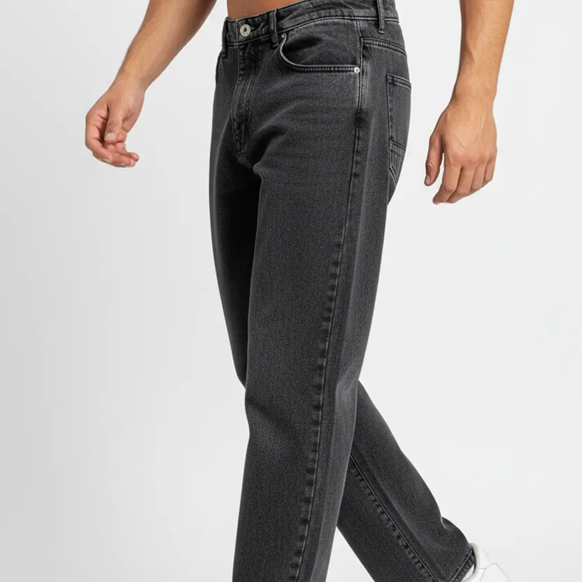 Classic Loose Fit Five Pocket Jeans