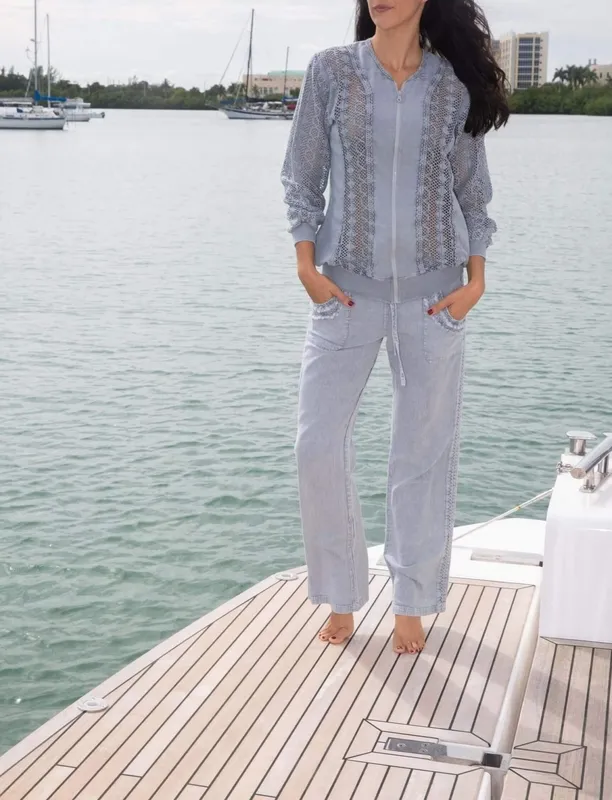 Fossil Gray Wide Leg Pants