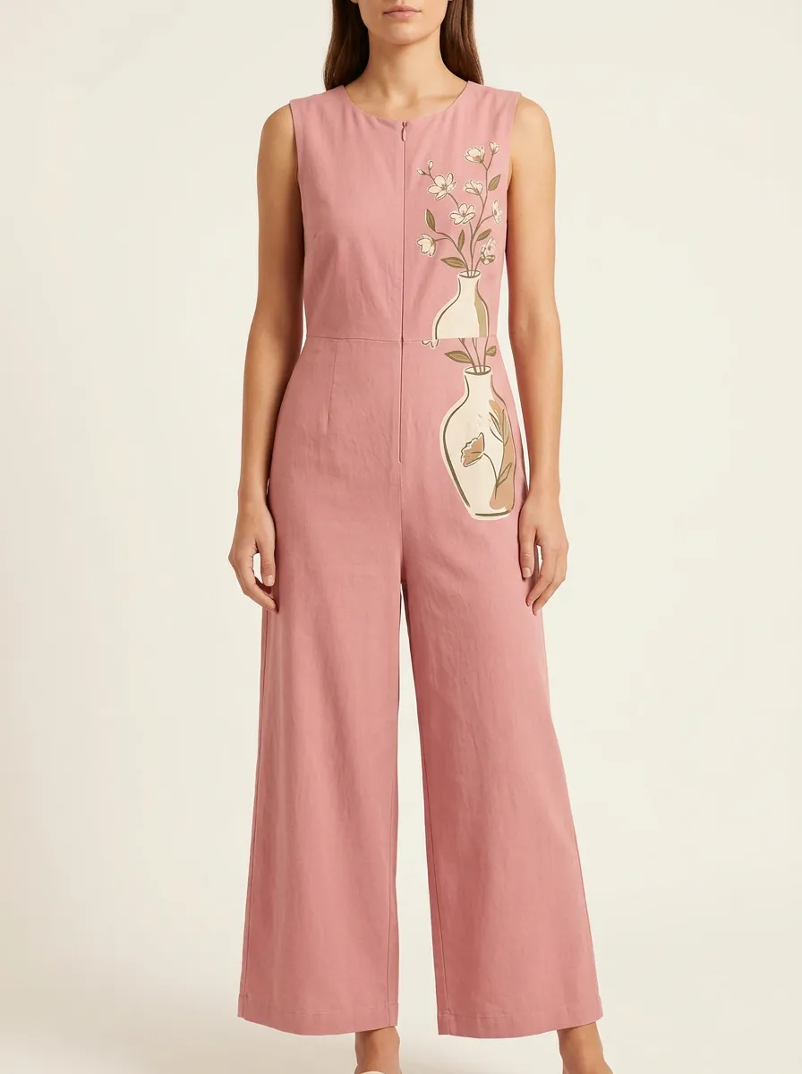 Women's Graphic Jumpsuit