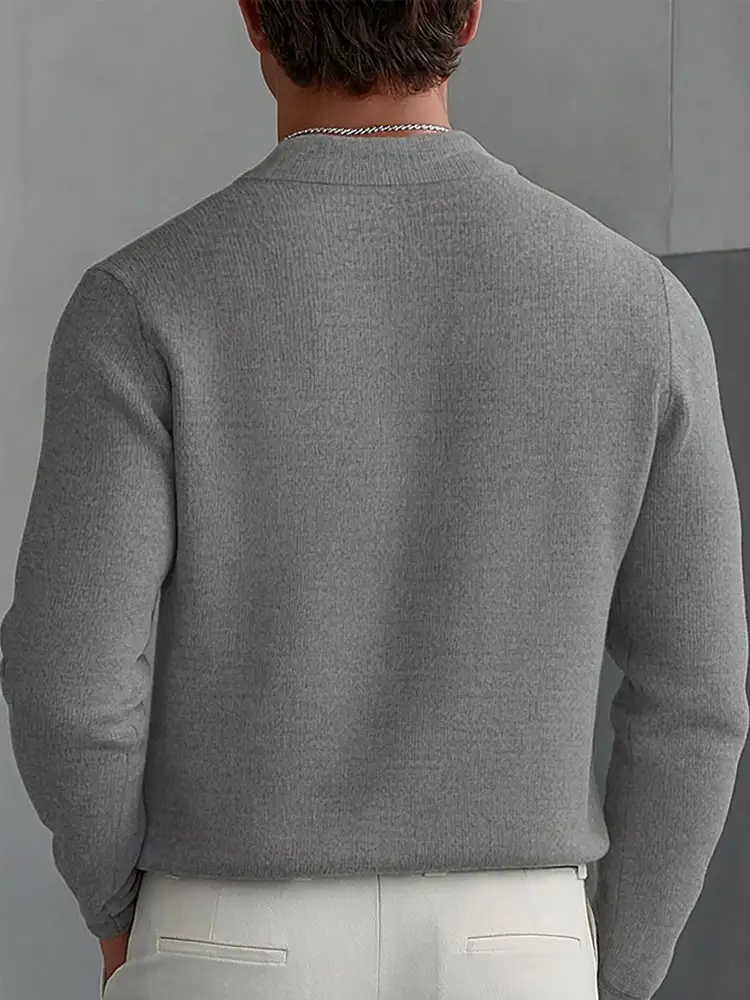 Layering Open Collar Shirt