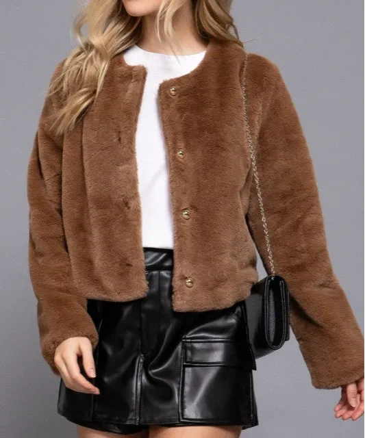 Soft Plush Thick Coat