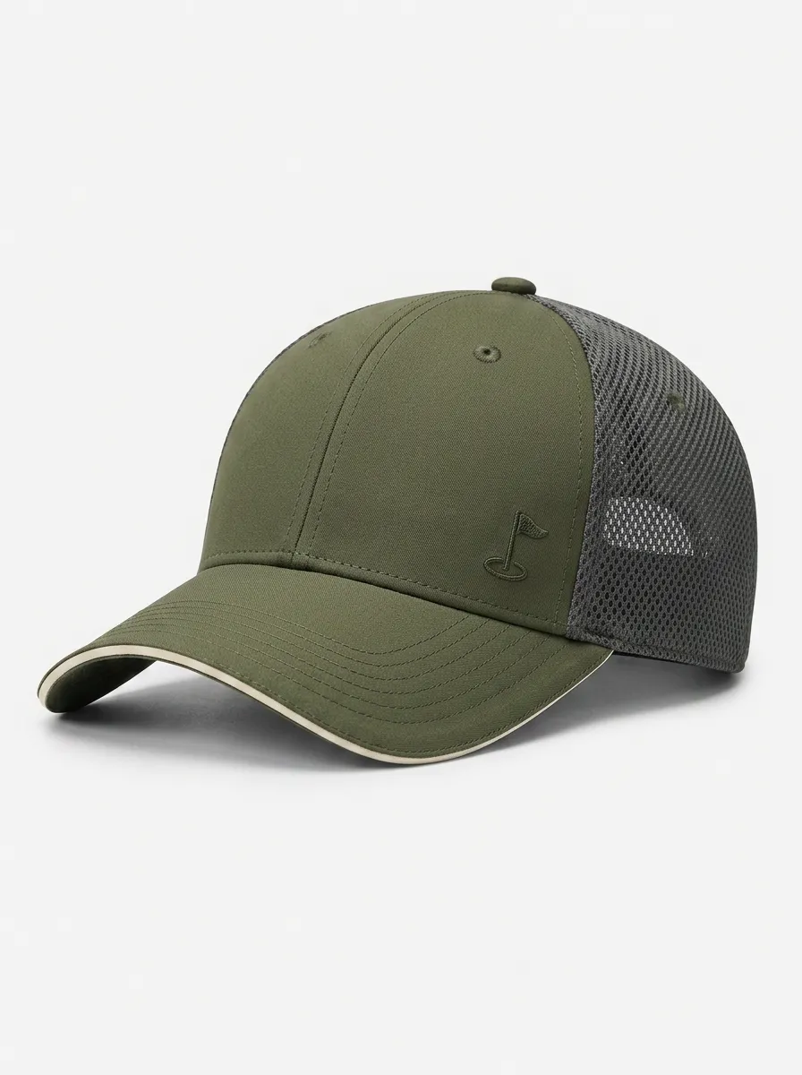 Unisex Equestrian Mesh Cap Featuring Horse Riding Logo Embroidery