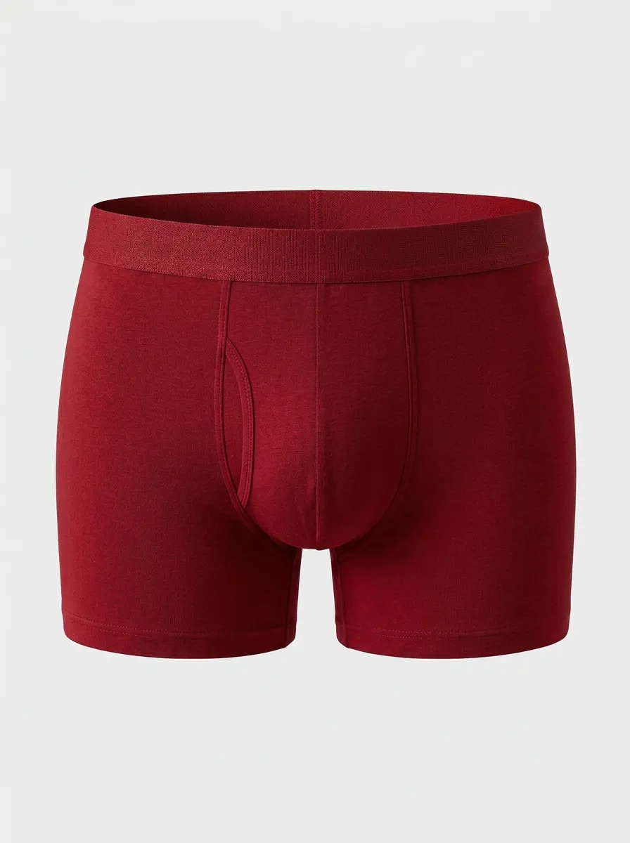 Men's Solid Mid Rise 3-Pack Boxer Briefs