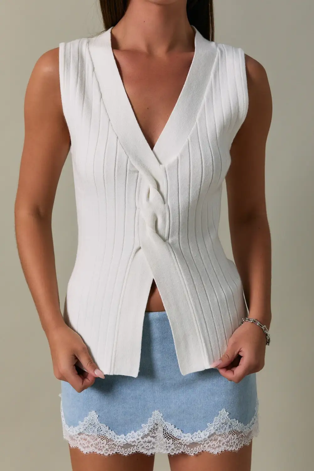 Twisted Sleeveless Top