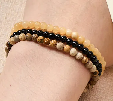 Clear Mental Path Picture Jasper Bracelet
