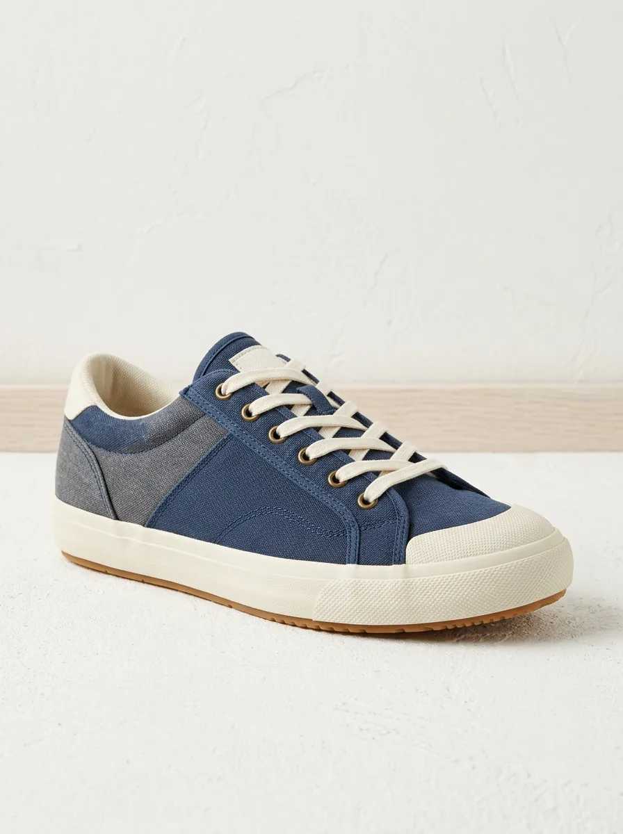 Modern Graphic Design Men's Canvas Shoes