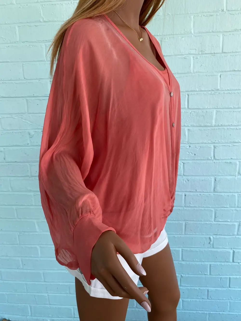 Relaxed Button Blouse