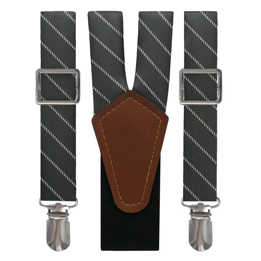Pin Stripe Pattern Suspenders