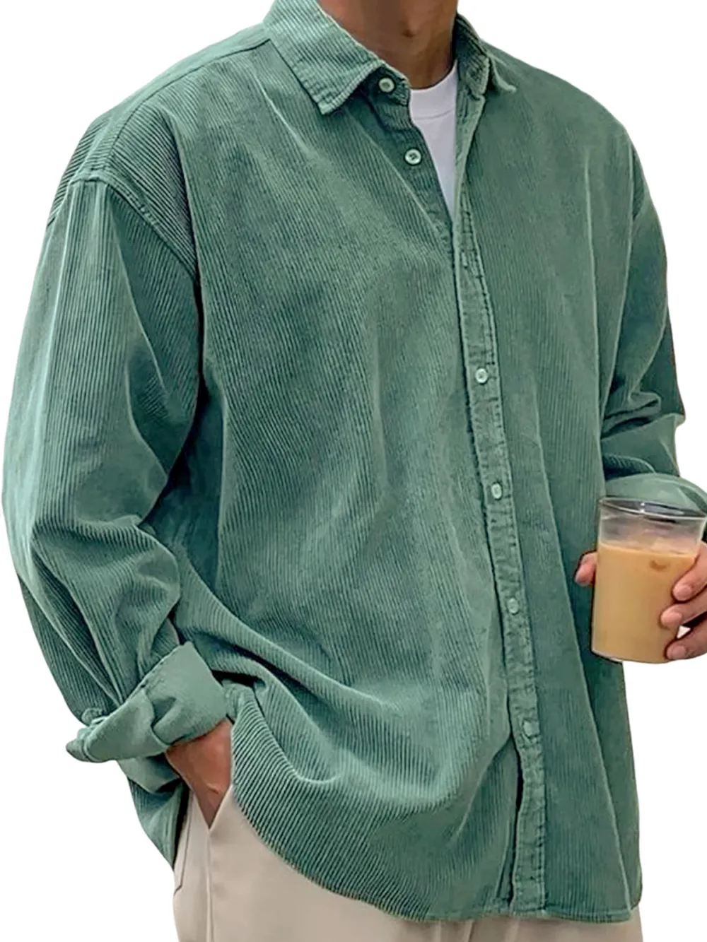 Everyday Corduroy Long Sleeve Shirt