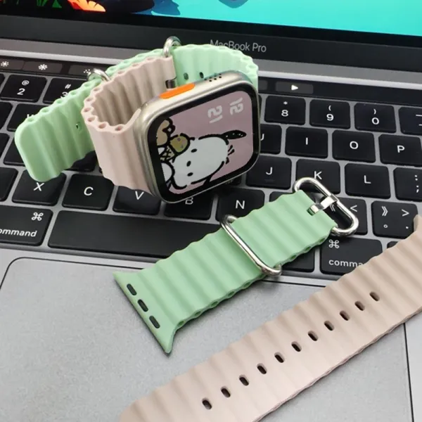 Silicone Sport Watch Strap Replacement Band – Adjustable Wristband