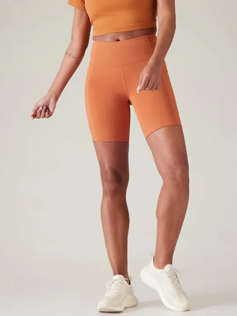 Contoured Biker Shorts For Chic Active Style