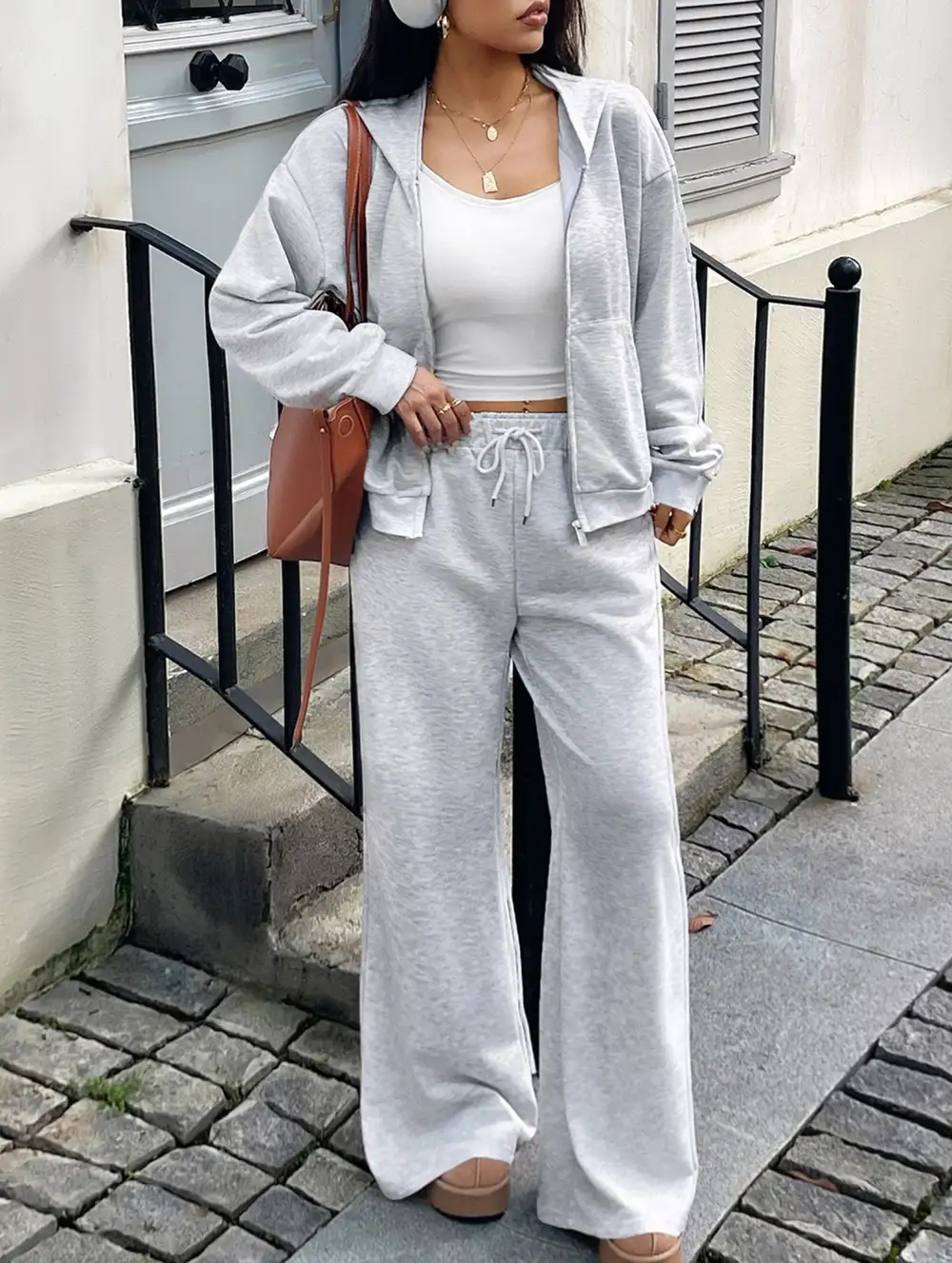 Sports Hoodie Jacket and Pants Set