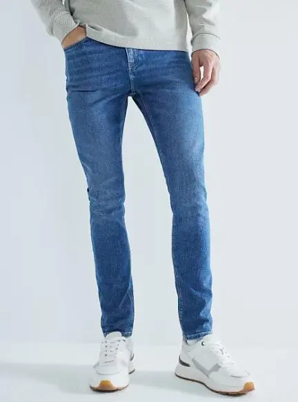 Men's Stylish Skinny Blue Jeans