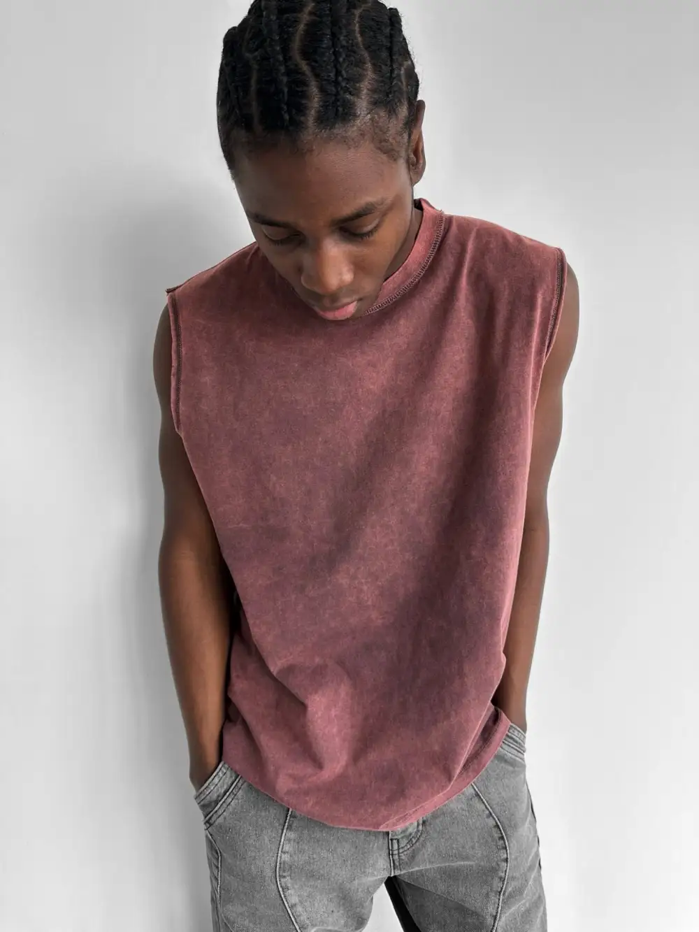 Modern Relaxed Washed Tank Top