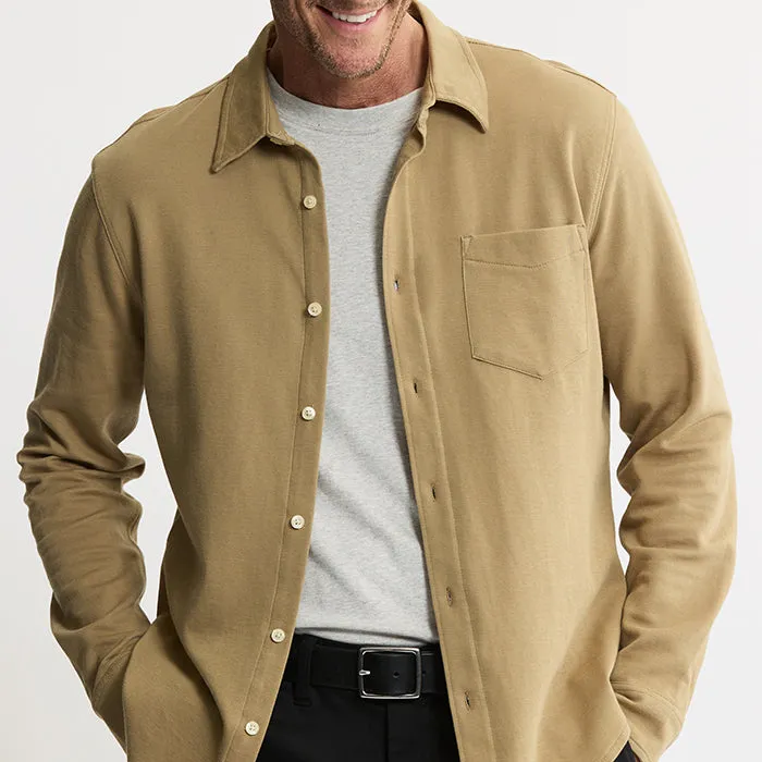 Long Sleeve Cotton Double Face Shirt