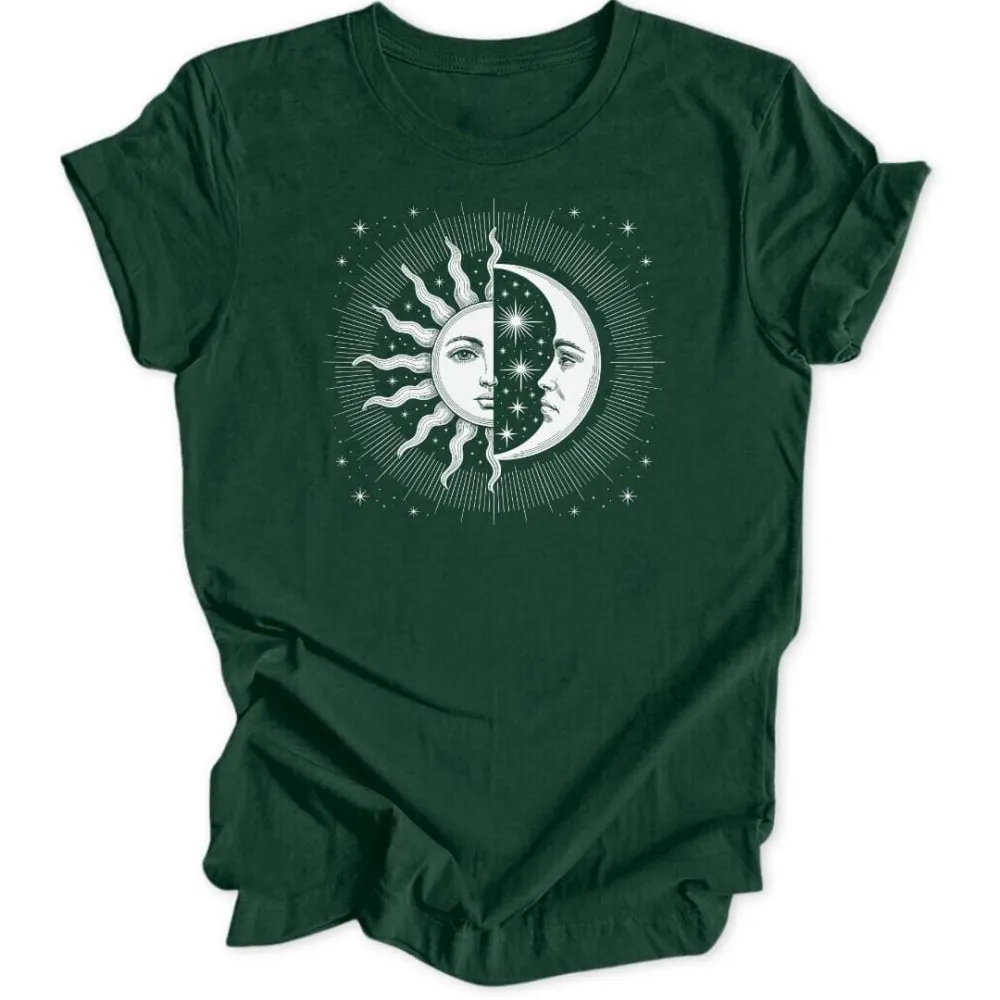 Sun and Moon Unisex T-Shirt