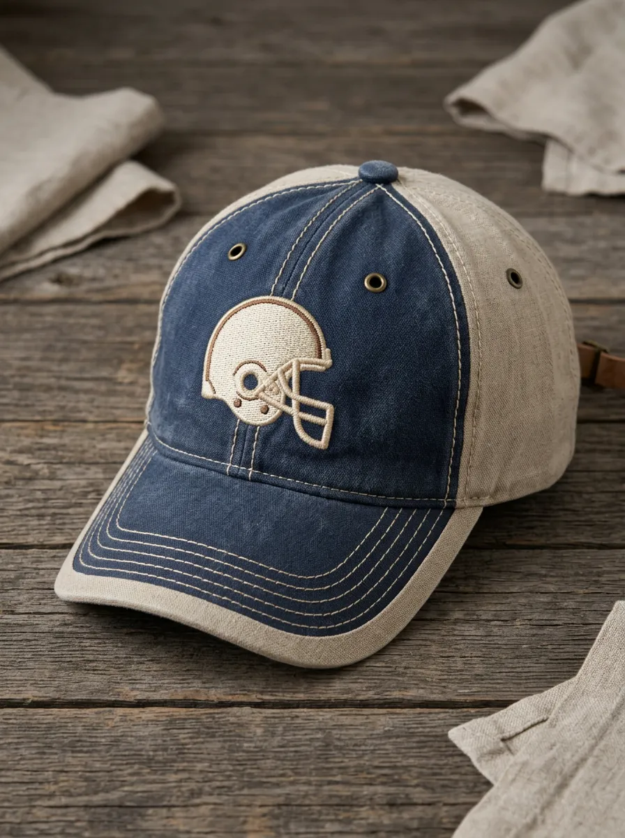 Men's Stadium Football Fan American Helmet Embroidered Baseball Cap