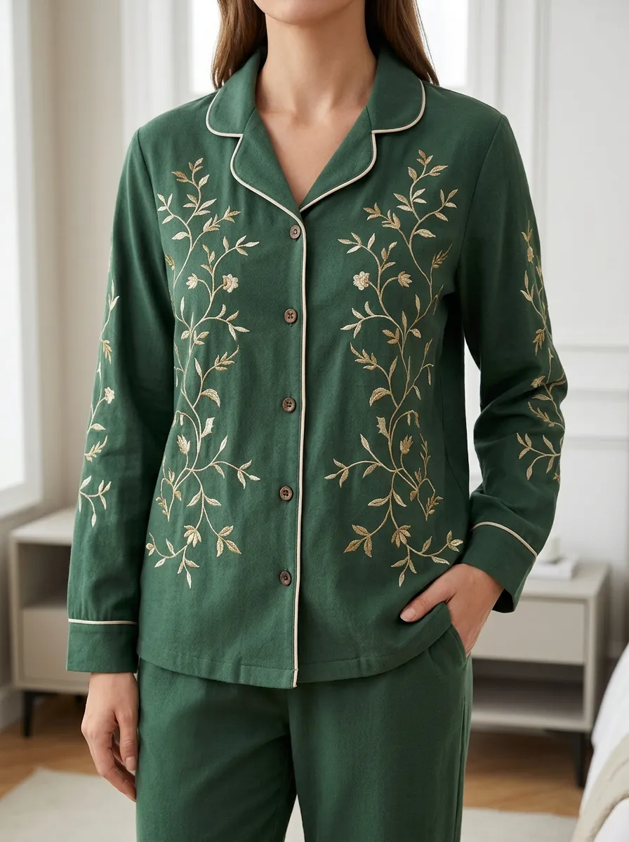 Relaxed Floral Sleep Shirt