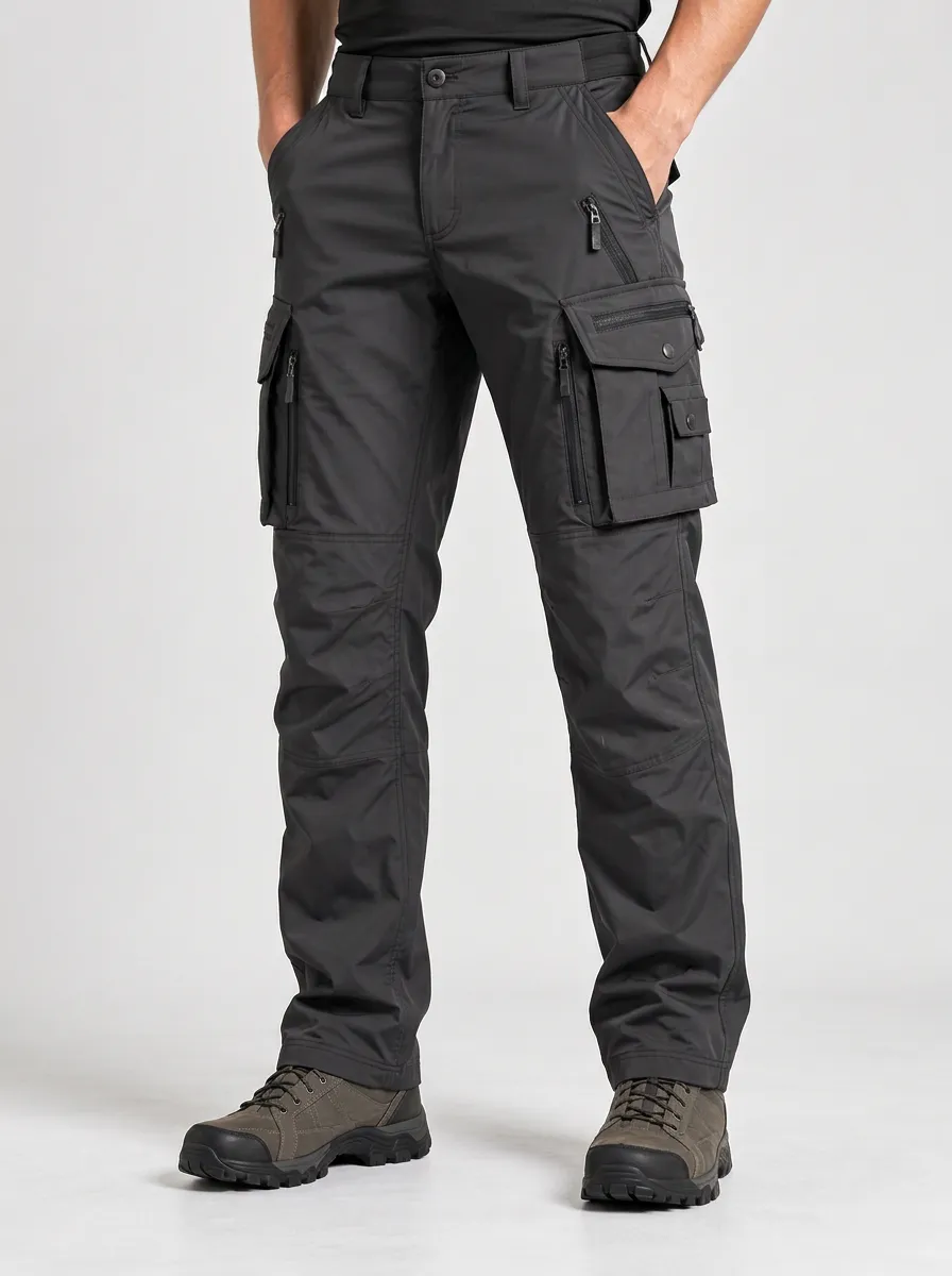 Practical Cargo Pants with Utility Detail