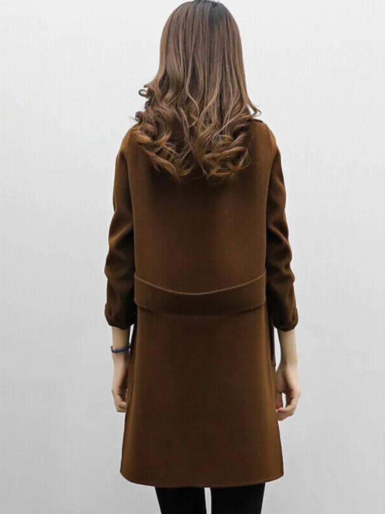 Double-Breasted Longline Coat