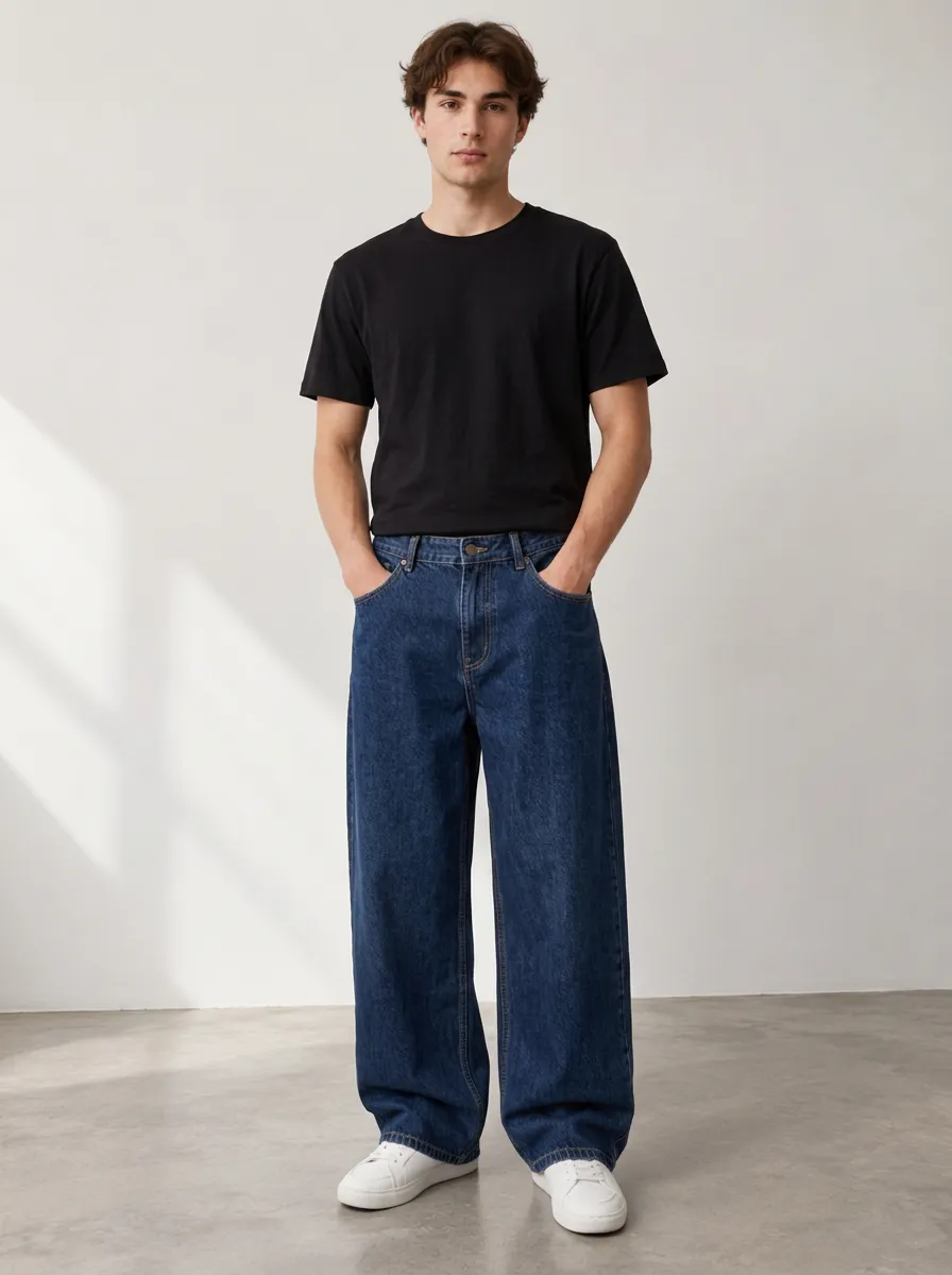 Men's Street Profile Wide Leg Jeans