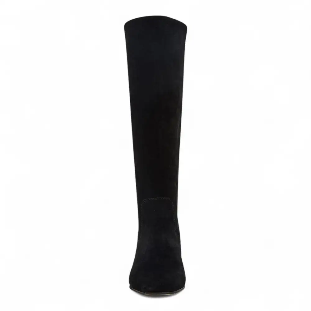 Dantelle Suede Block Heel Tall Boots