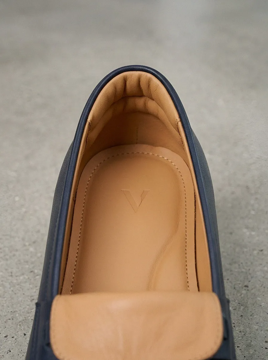 Men's Refined Metal-Buckle Loafers