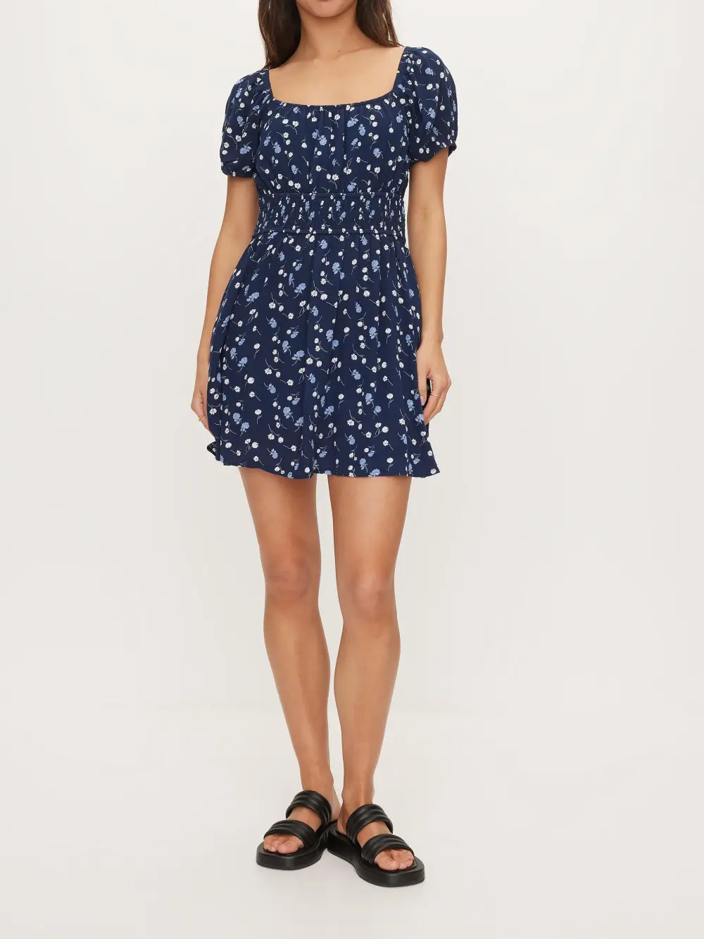 Daily Puff Sleeve Dress