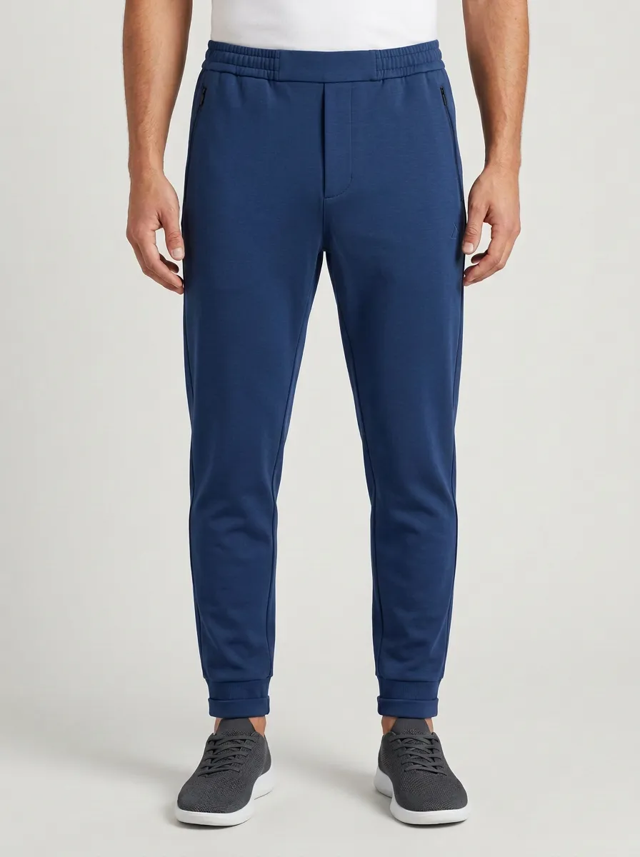 Functional Slim Fit Athletic Casual Look Men's Sweatpants