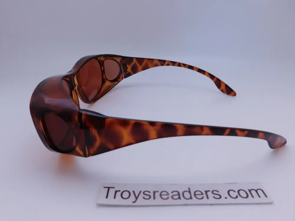 Amber Lens 63mm Polarized Fit-Over Sunglasses