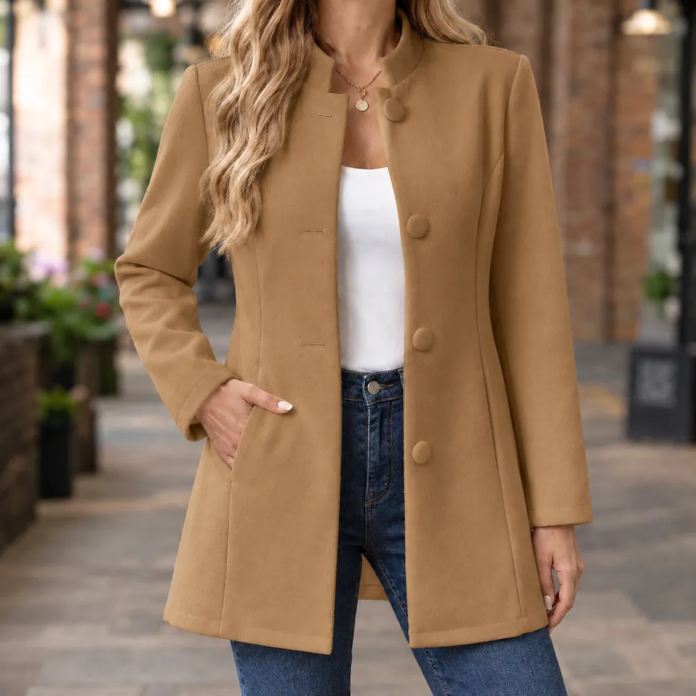 Stand Collar Blazer