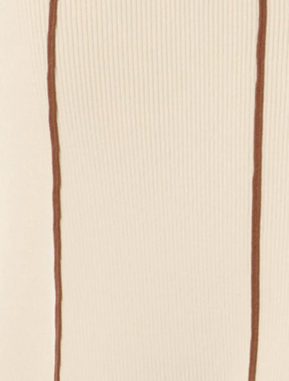 Contrast Detail Midi Dress