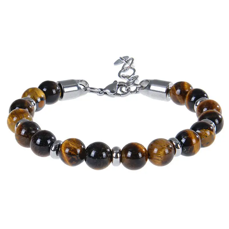 Tiger Eye Various Natural Stone Beads Bracelet