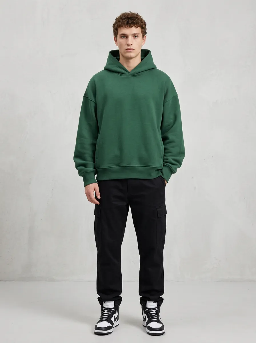 Active Everyday Plain Unisex Casual Hoodie