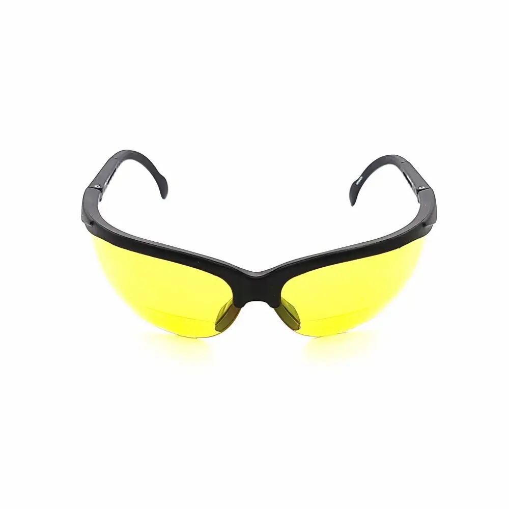 Half-Rim Bifocal Yellow-Tint Reading Glasses