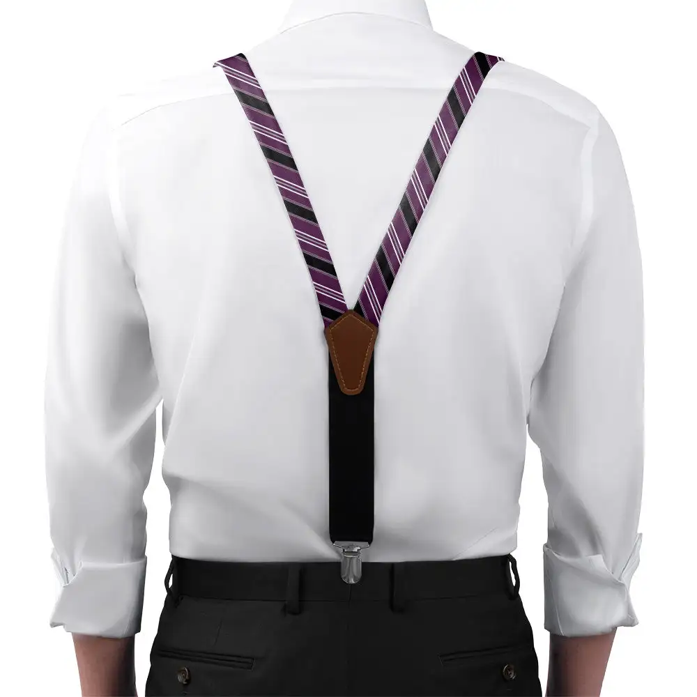 Executive Stripe Pattern Suspenders