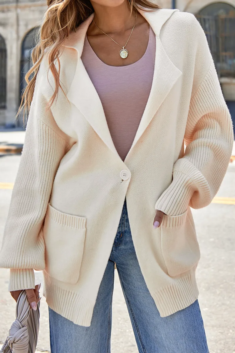 Everyday Layer Button Front Cardigan