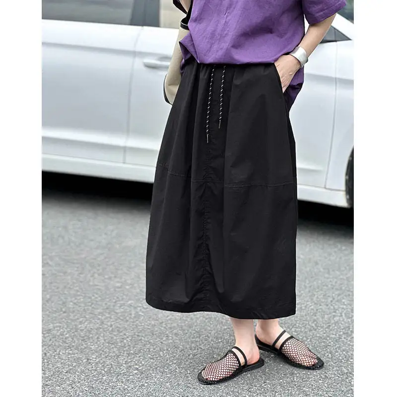 Loose Midi Skirt