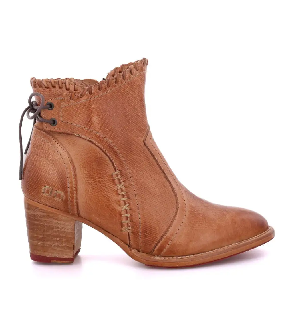 Back-Lace Side-Zip Ankle Boots