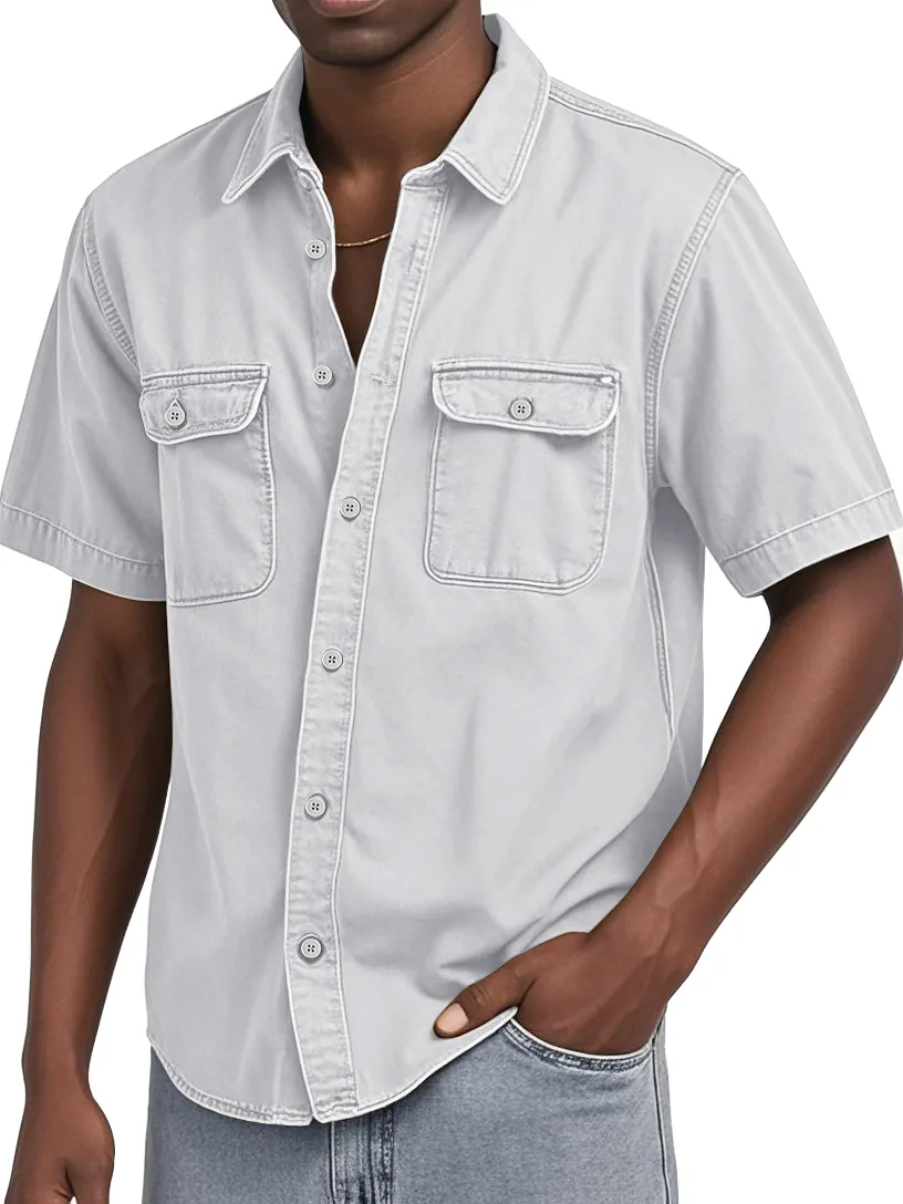 Short Sleeve Double Pocket Shirt
