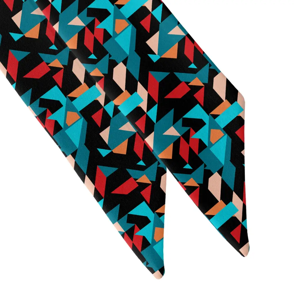 Seventh Sense Geo Pattern Hair Scarf