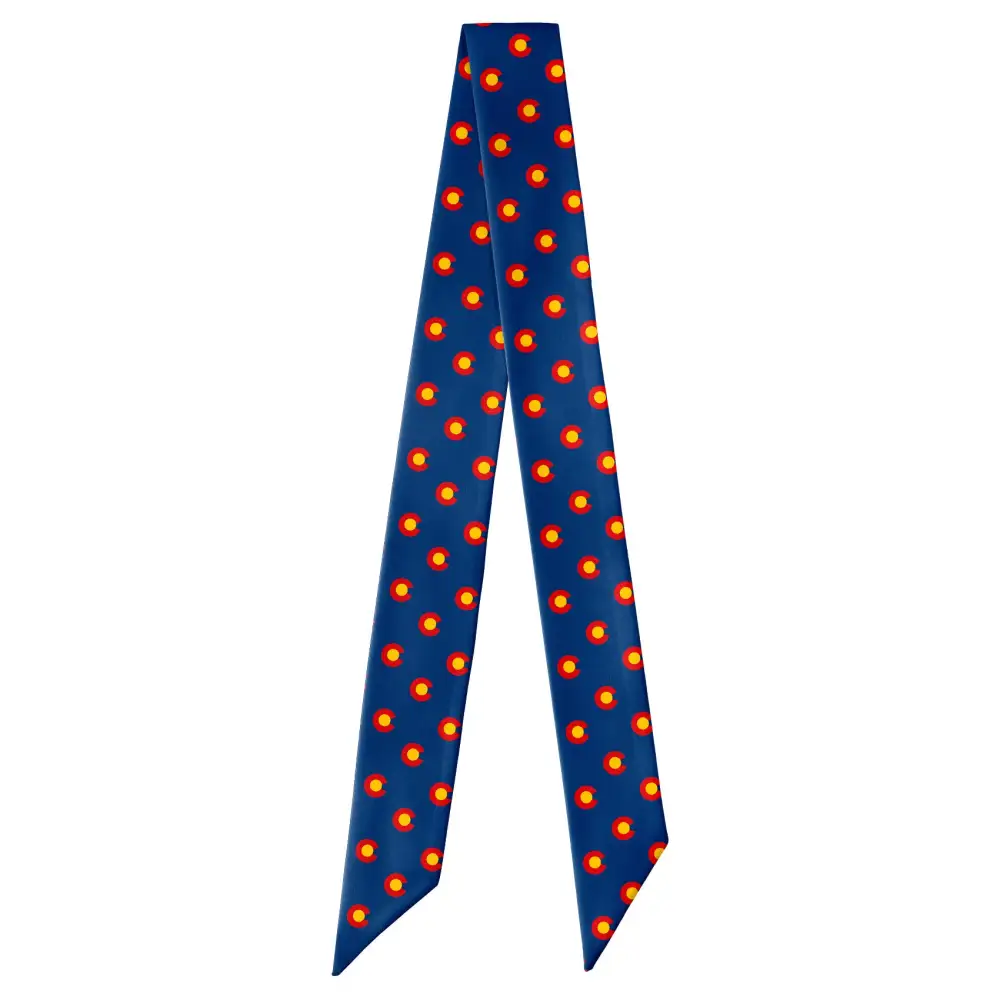 Colorado Flag Design Hair Scarf