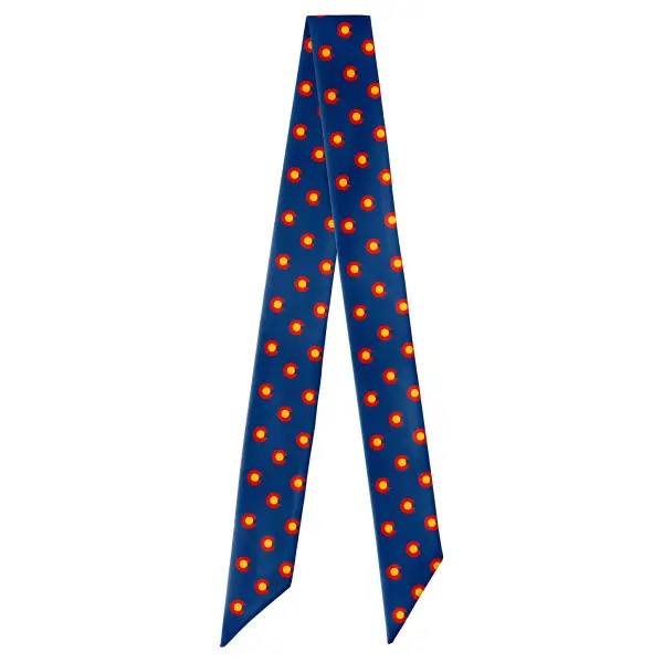 Colorado Flag Design Hair Scarf