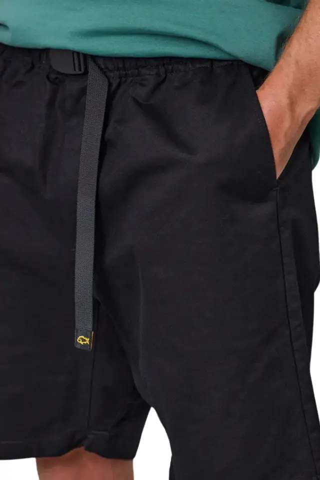 Elastic Waist Webbing Belt Trail Shorts