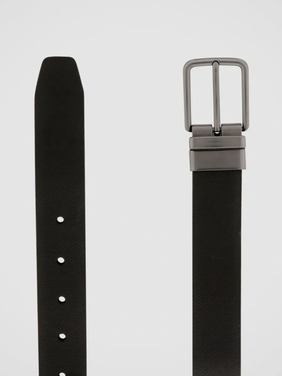 Modern Textured Leather Belt