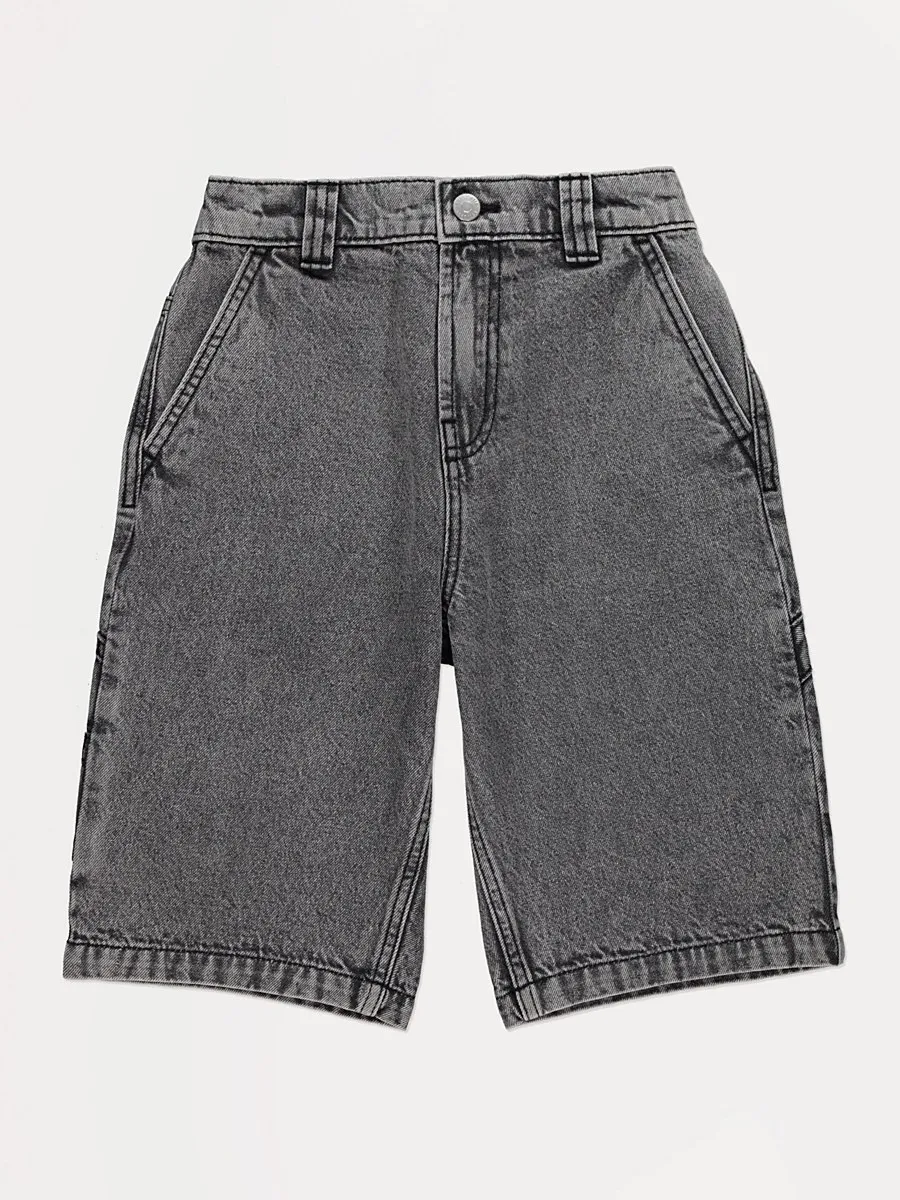 Grey Carpenter Denim Shorts