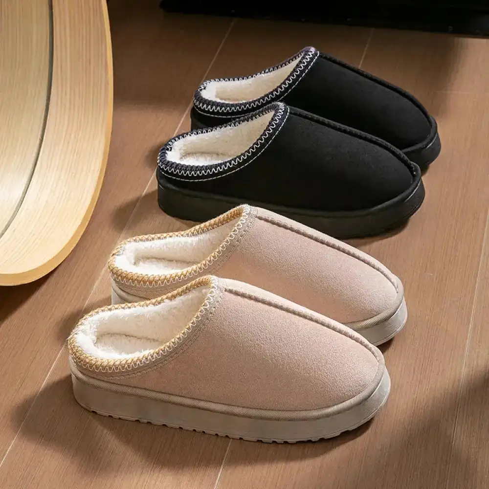 Warm Touch Platform Slip On Slippers