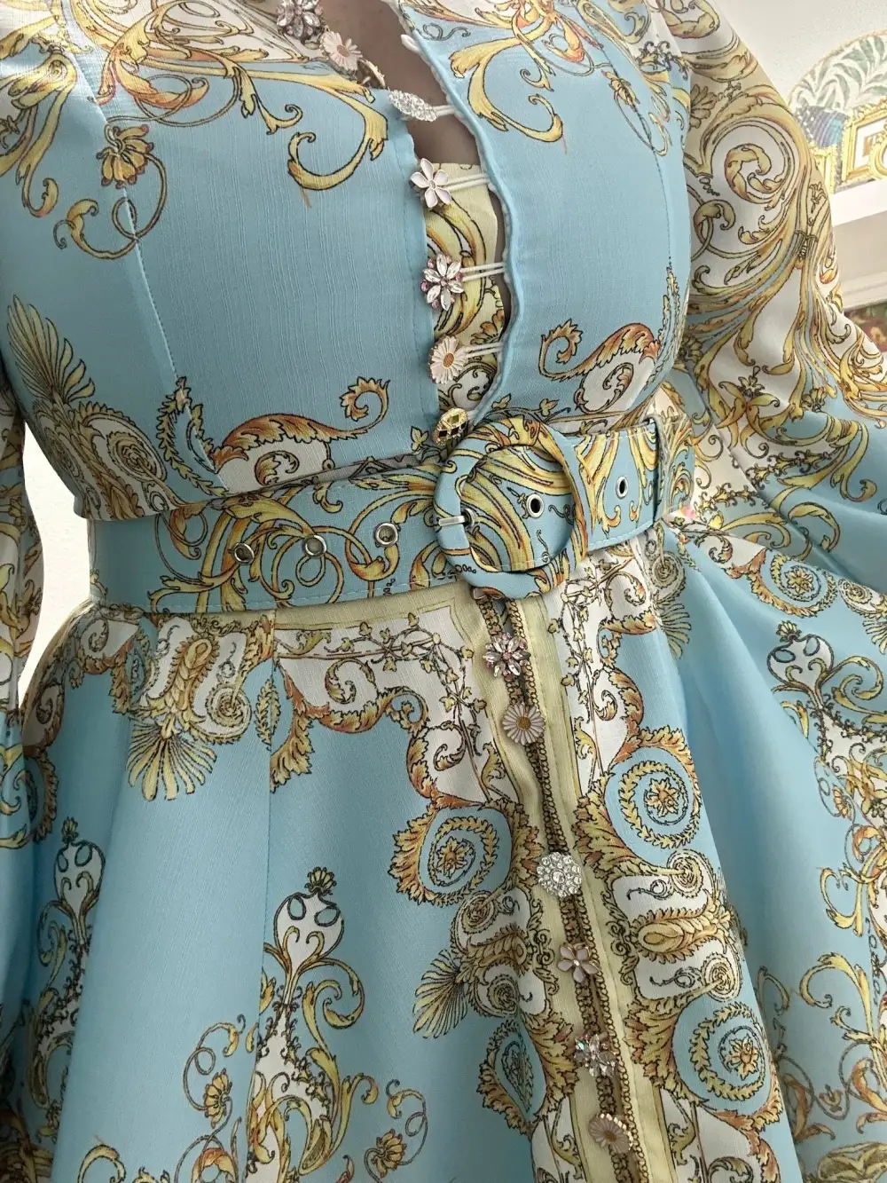 Flowing Royal Daydream Dress