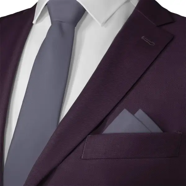 Sleek Elegant Solid Pocket Square