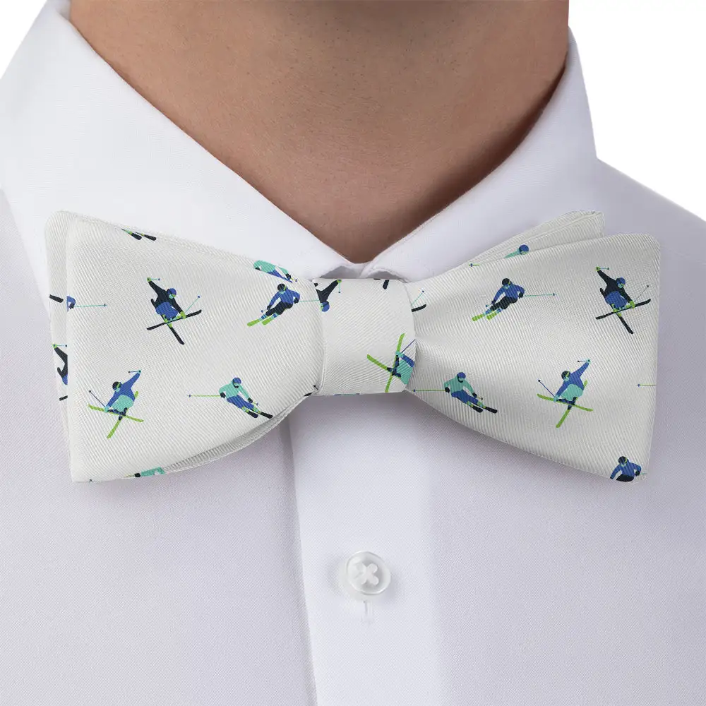 Polished Patterned Bow Tie